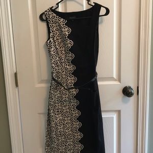 Nine West Dress Blk/White Patterned